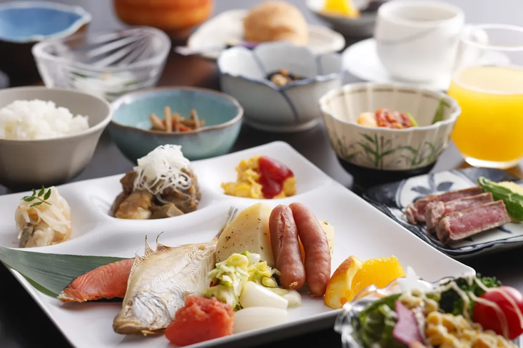朝食ビュッフェ